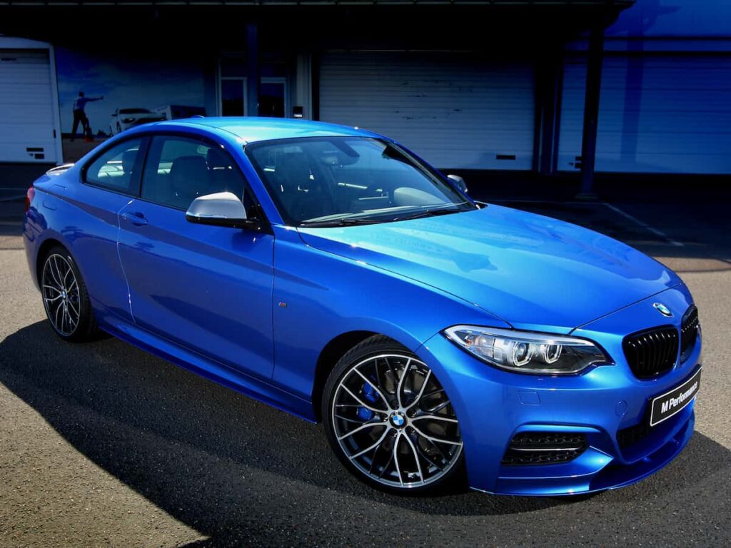 BMW f22 estoril blue paleta kolorów