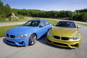 BMW F80 M3 & F82 M4 paleta kolorów - lista kodów
