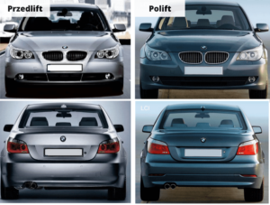 BMW E60/E61 przedlift vs polift - różnice
