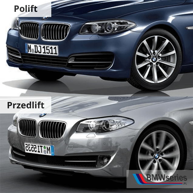 BMW F10 lift vs przedlift - różnice