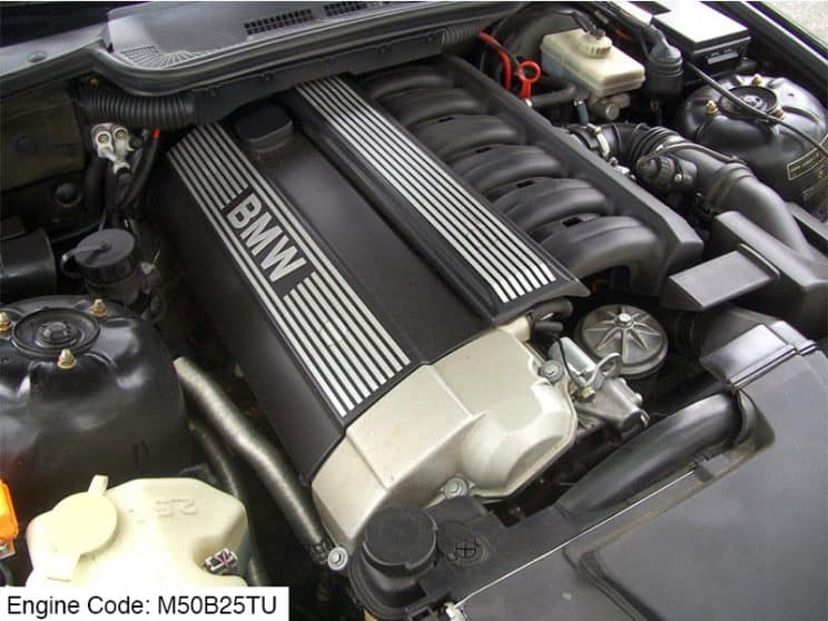 Silnik BMW M50B25TU R6 (2.5L, 141 kW; 189 HP) - specyfikacja
